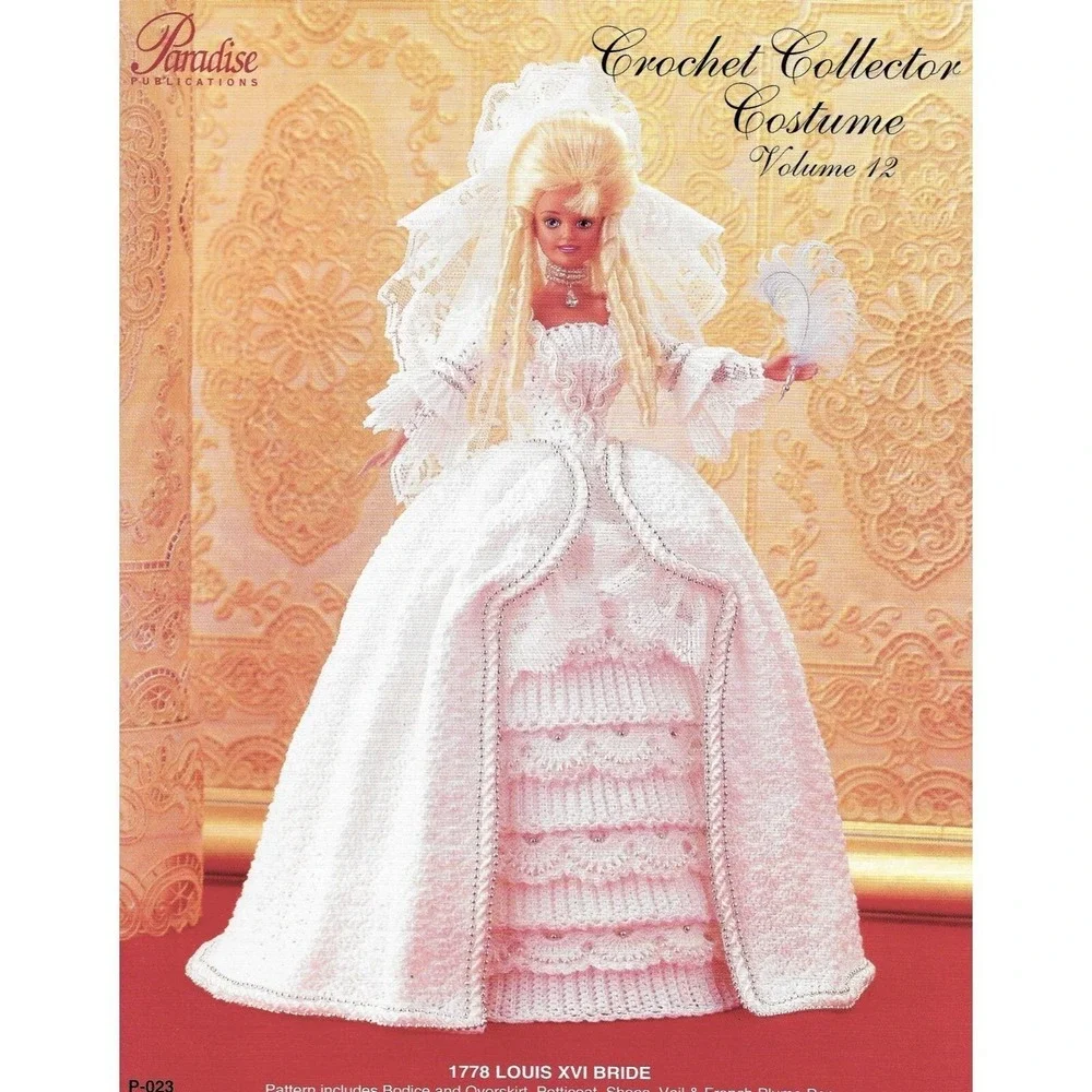 Crochet Collector Costume vol.‎ 12, 1778 Louis XVI Bride, Doll Clothing